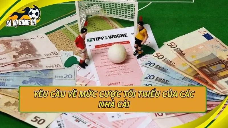 Mức cược tối thiểu tại trang cá độ bóng đá uy tín Việt Nam